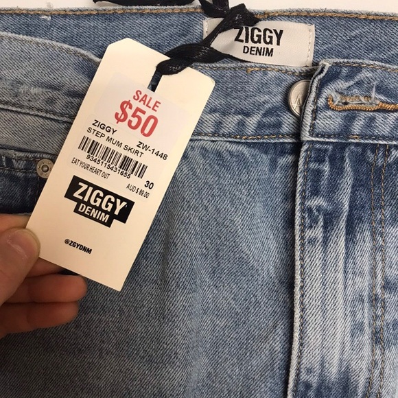 nwt - ZIGGY jean skirt - Picture 3 of 3